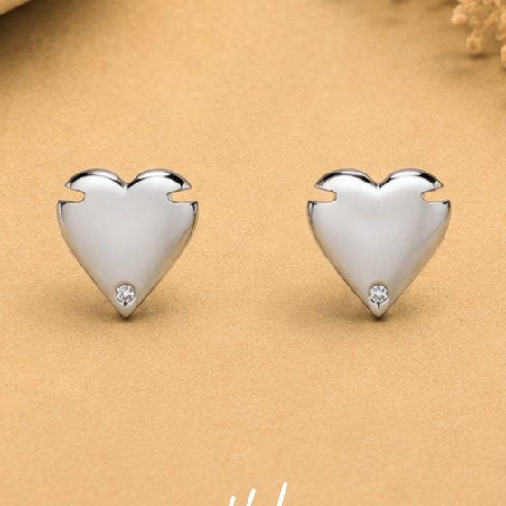 Silver Arrowhead Stud Earrings